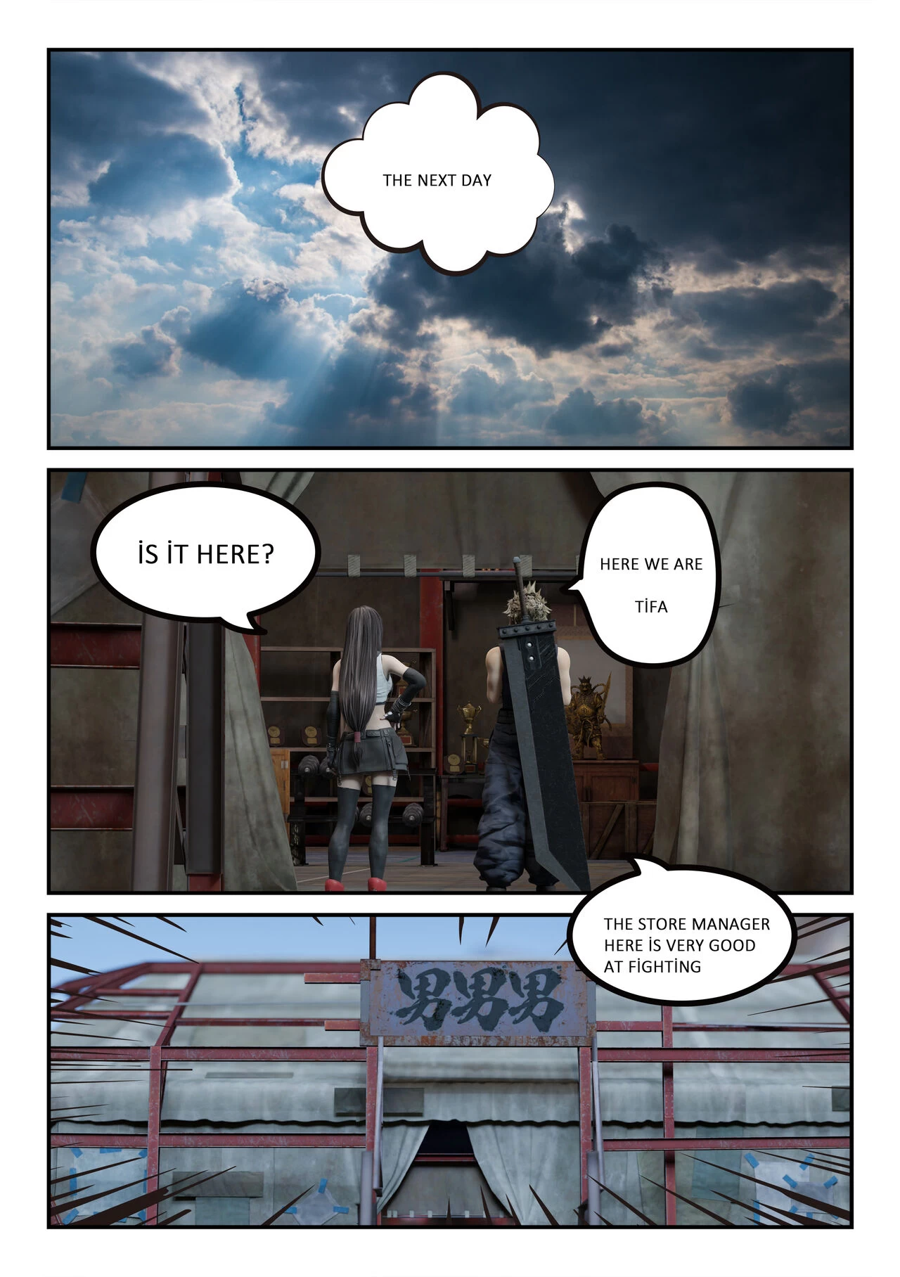 Tifa enhancement plan porn comic picture 8