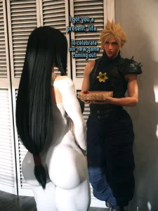 Tifa, Jessie & Cloud NTR porn comic picture 1