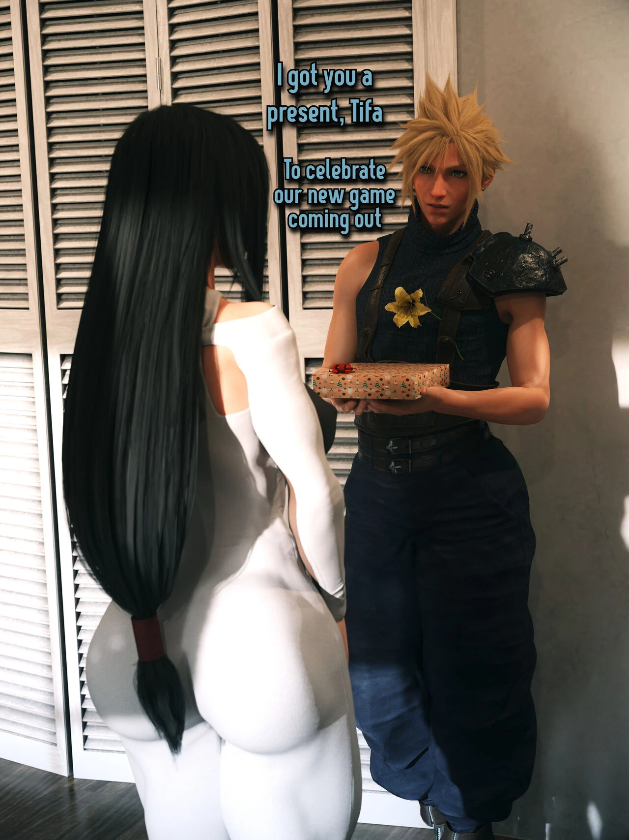 Tifa, Jessie & Cloud NTR porn comic picture 1