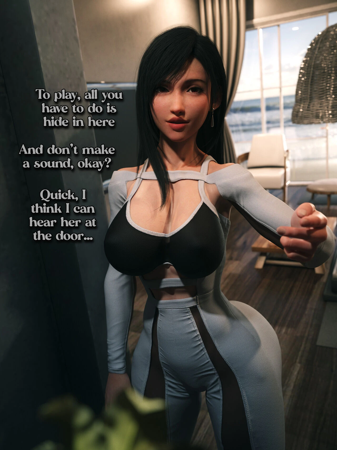 Tifa, Jessie & Cloud NTR porn comic picture 4