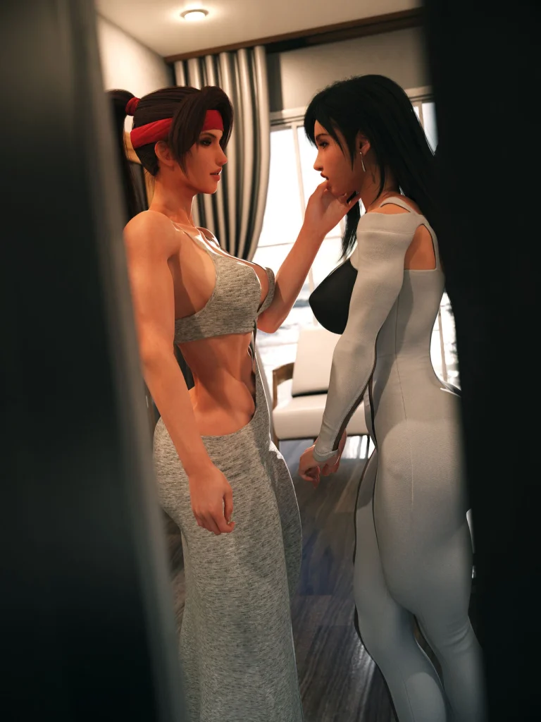 Tifa, Jessie & Cloud NTR porn comic picture 5