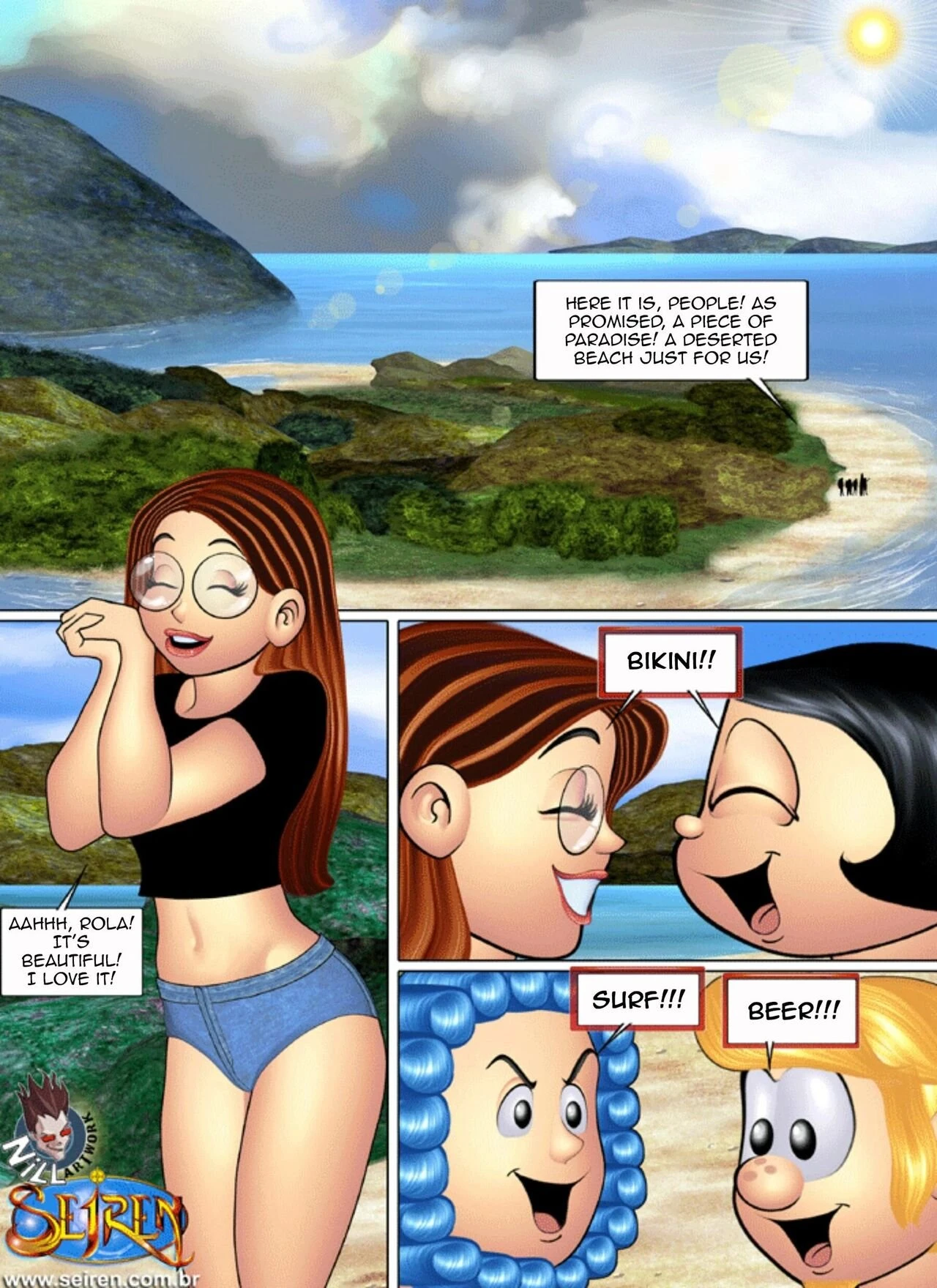 Tiina's Gang - Let's go camping porn comic picture 11