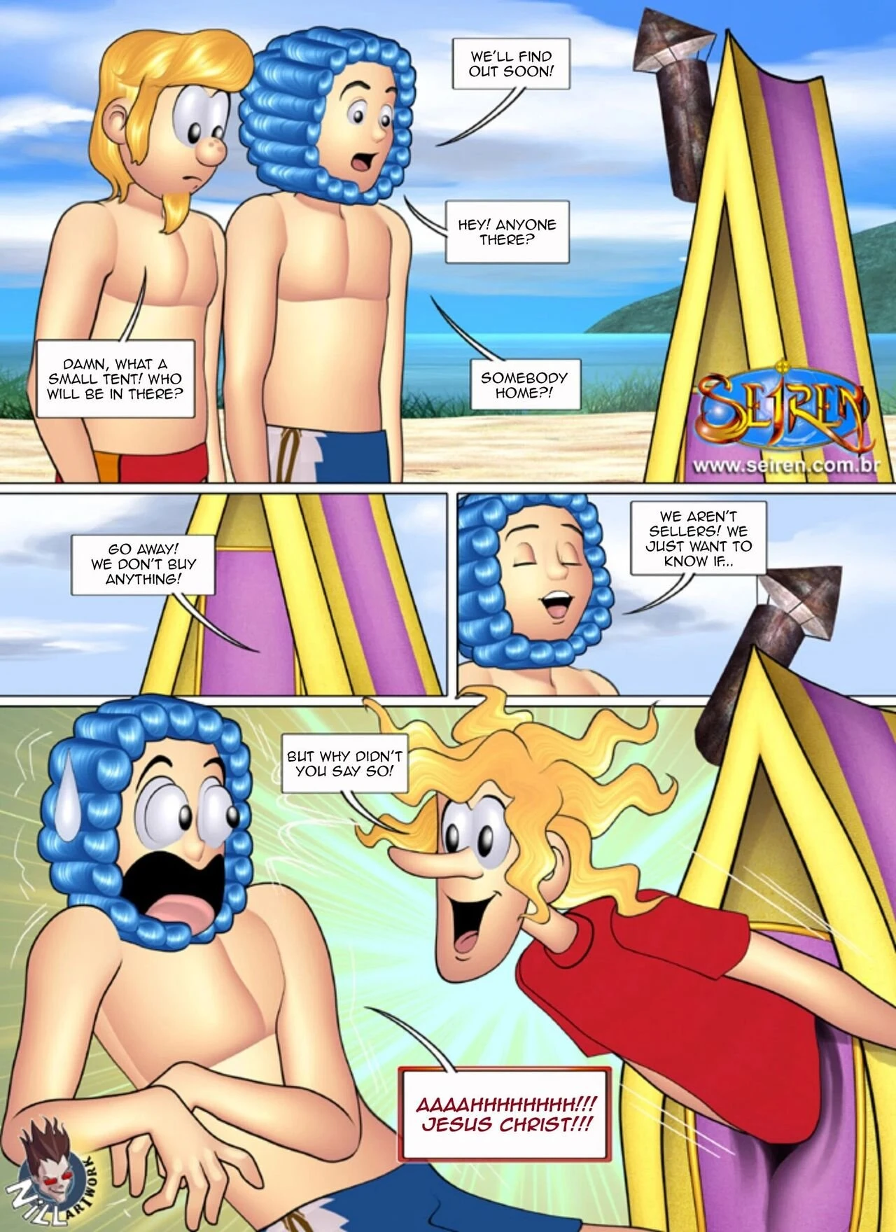 Tiina's Gang - Let's go camping porn comic picture 45