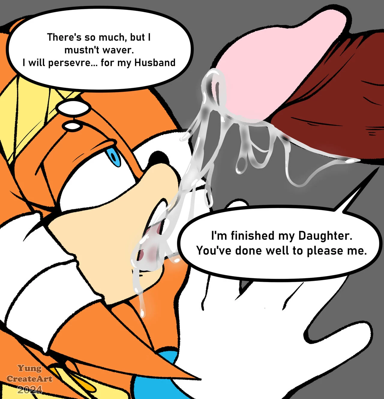 Tikal's wedding preparations porn comic picture 3