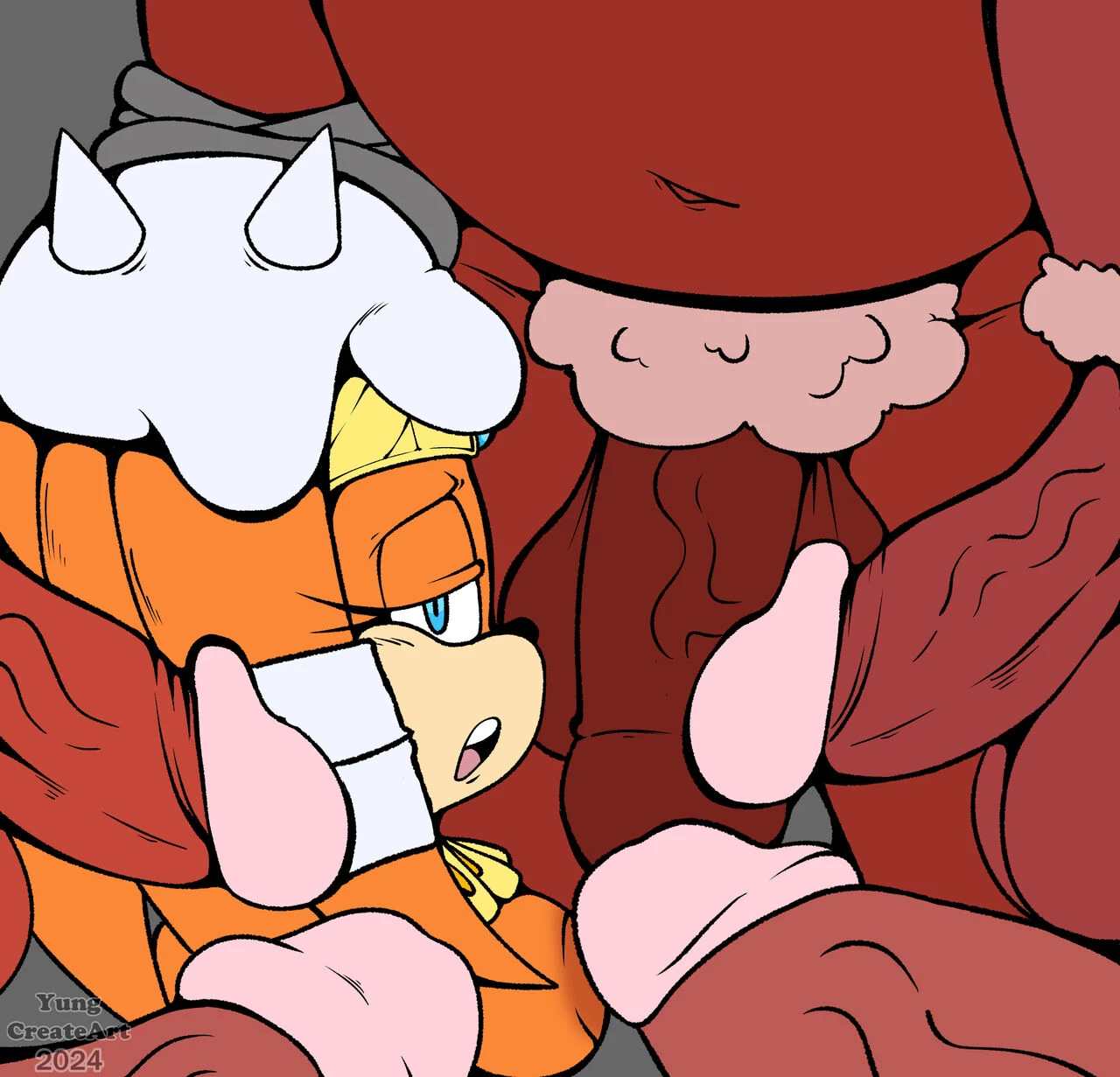 Tikal's wedding preparations porn comic picture 6