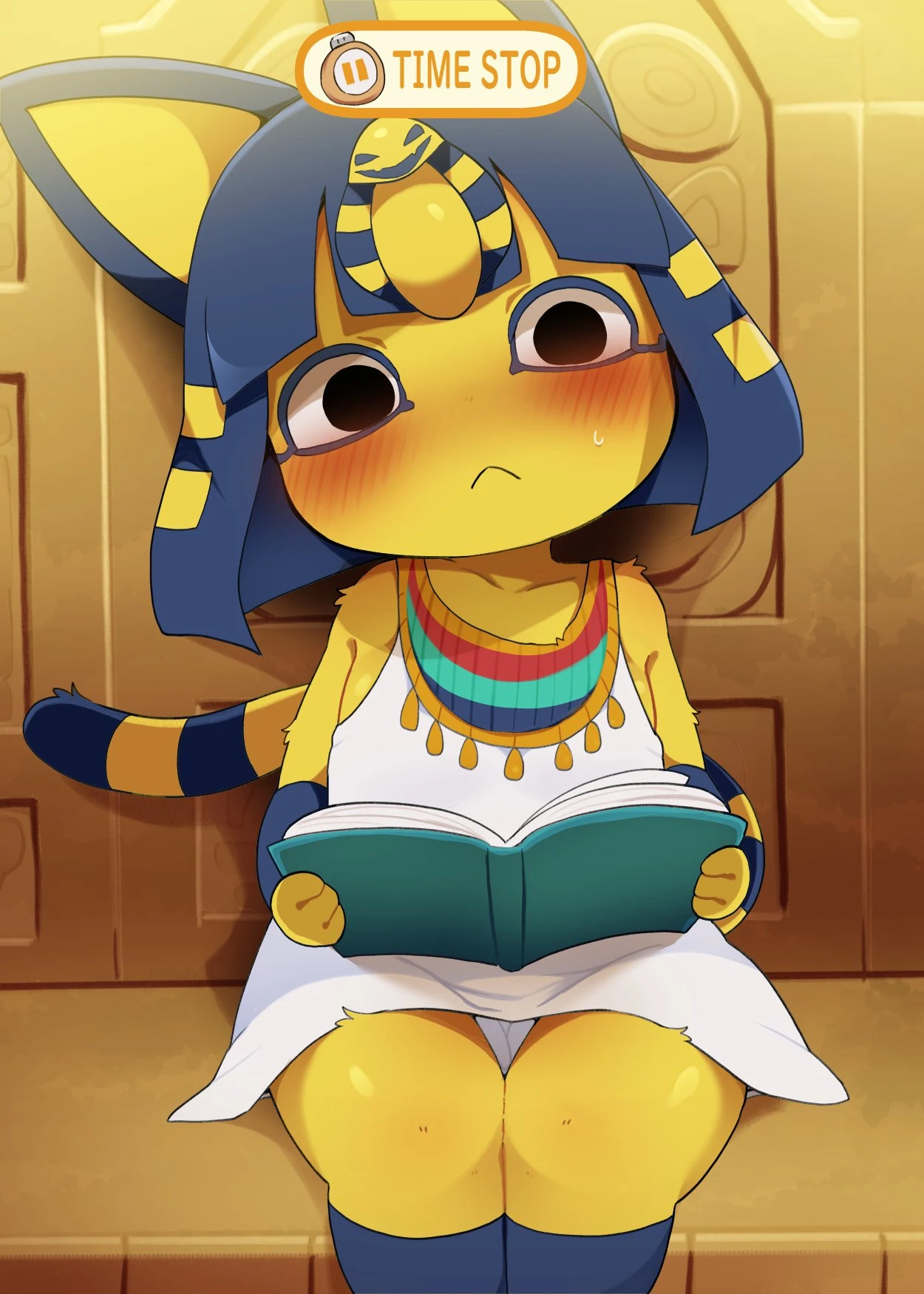 Time Stop - Ankha porn comic picture 2