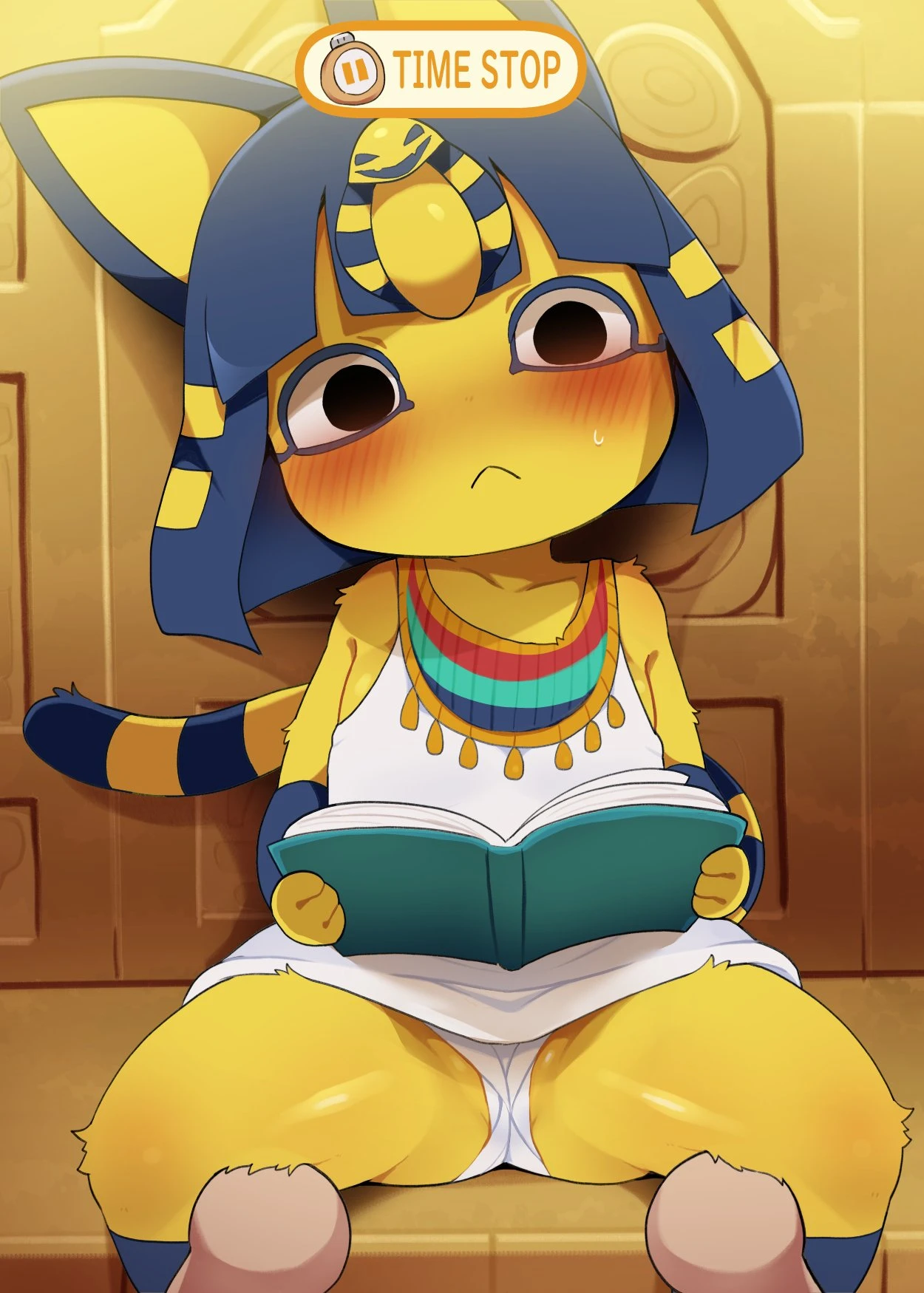 Time Stop - Ankha porn comic picture 3