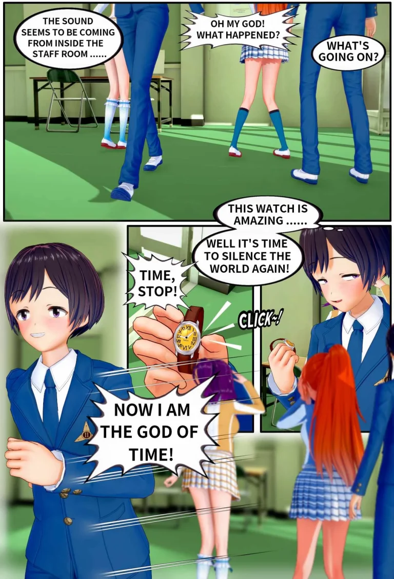 TIME STOP porn comic picture 10