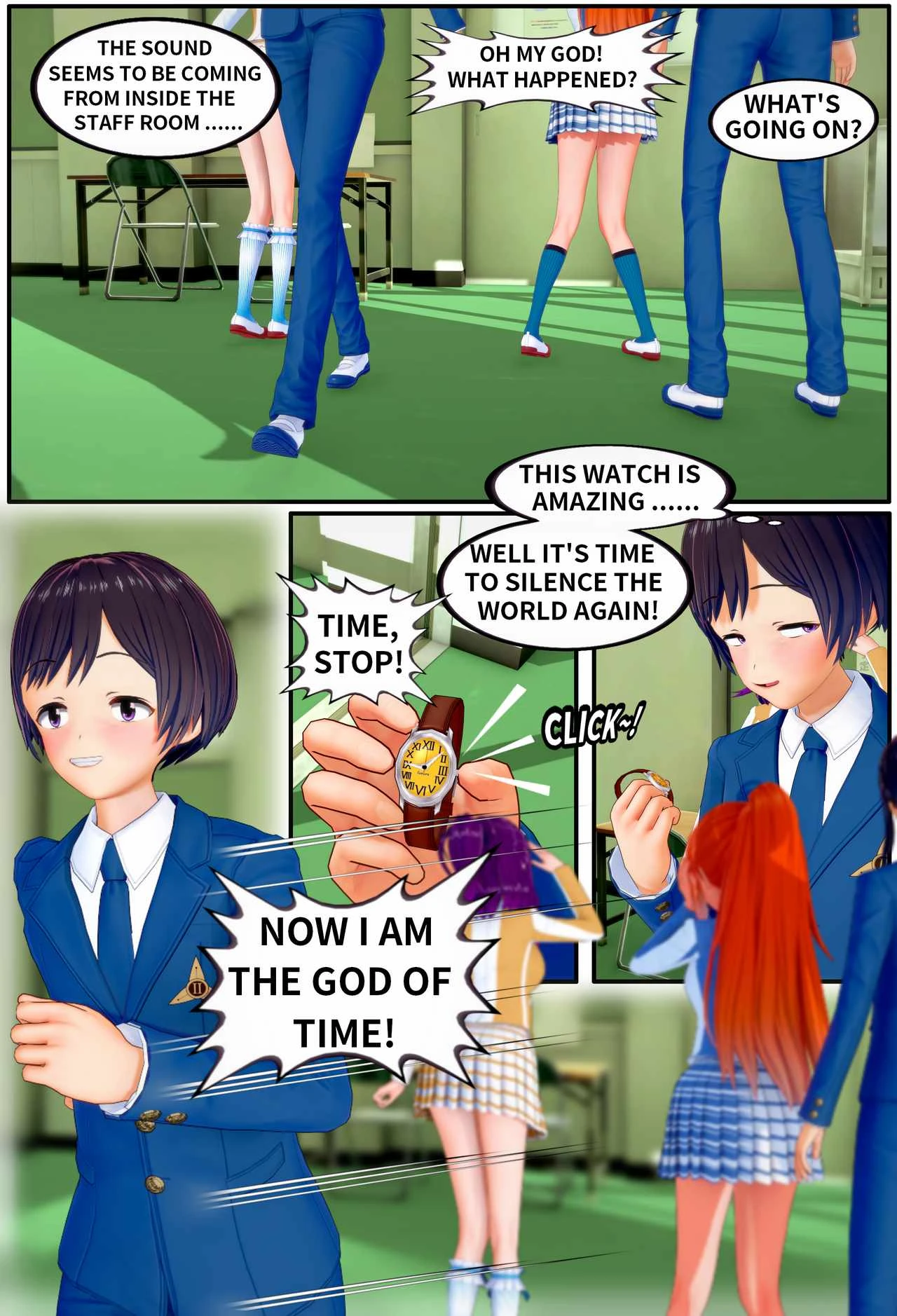 TIME STOP porn comic picture 10
