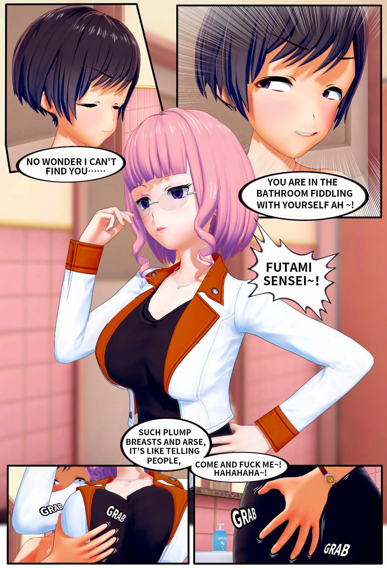 TIME STOP porn comic picture 29