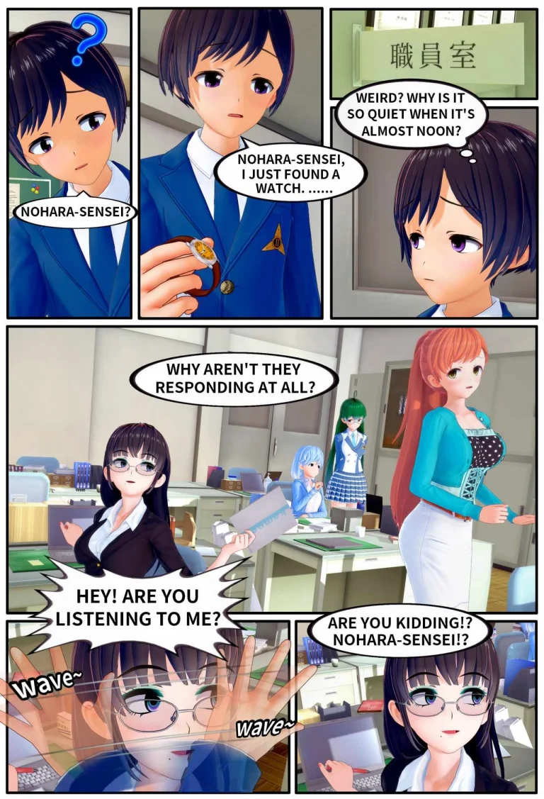 TIME STOP porn comic picture 5