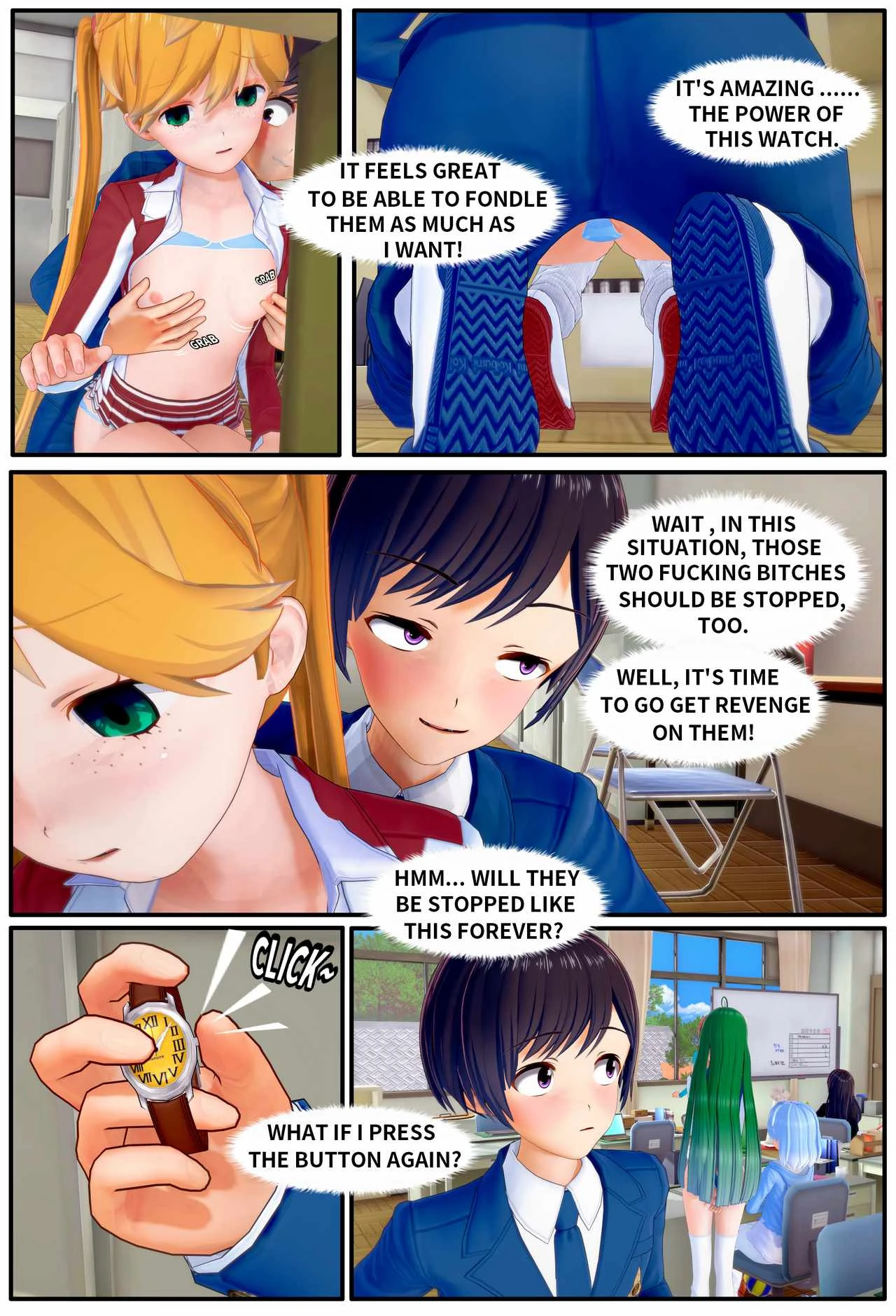 TIME STOP porn comic picture 8