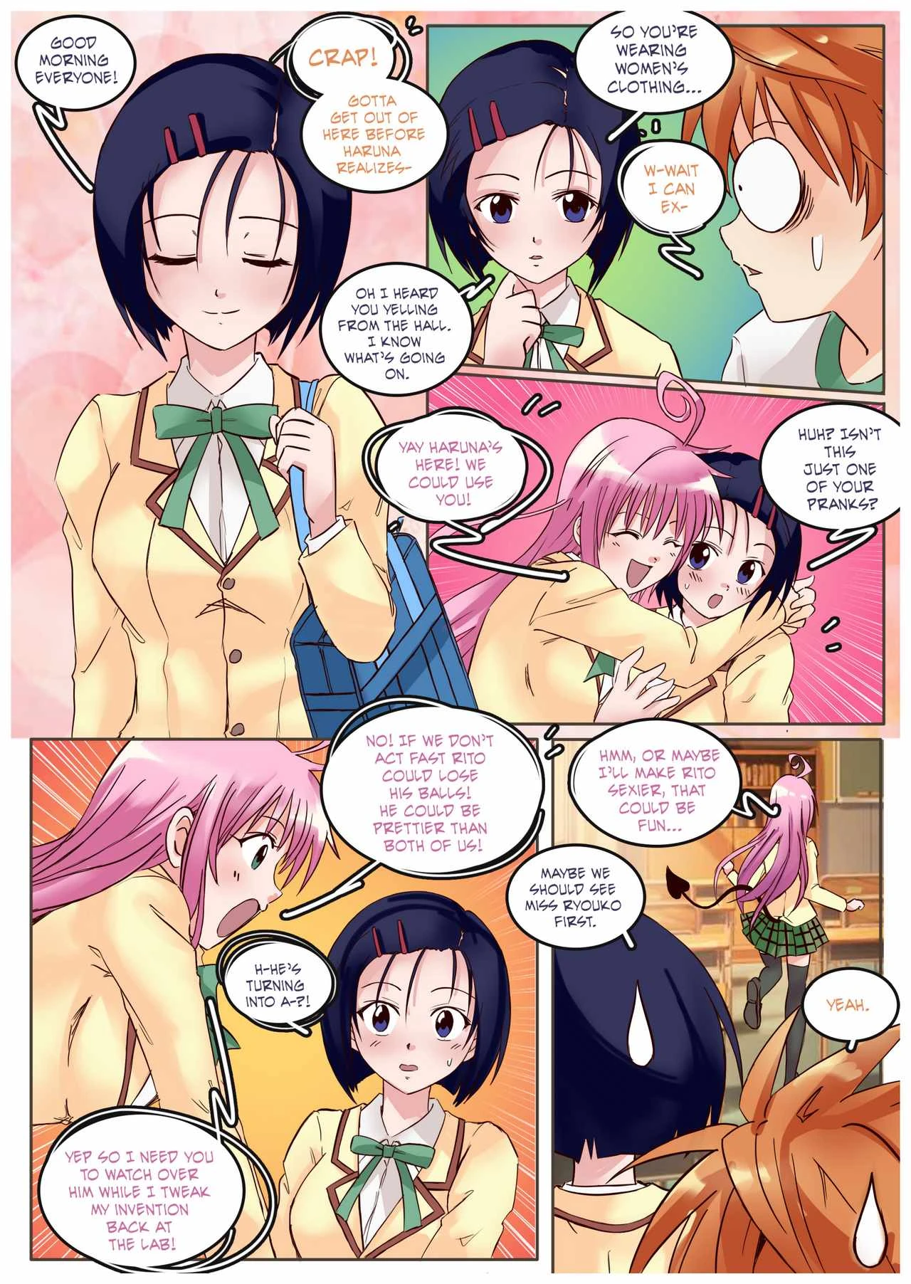 To Love Ru: Double Trouble porn comic picture 17