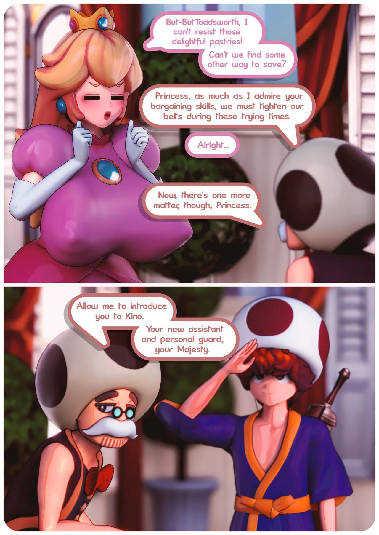 Toadstool Story porn comic picture 4