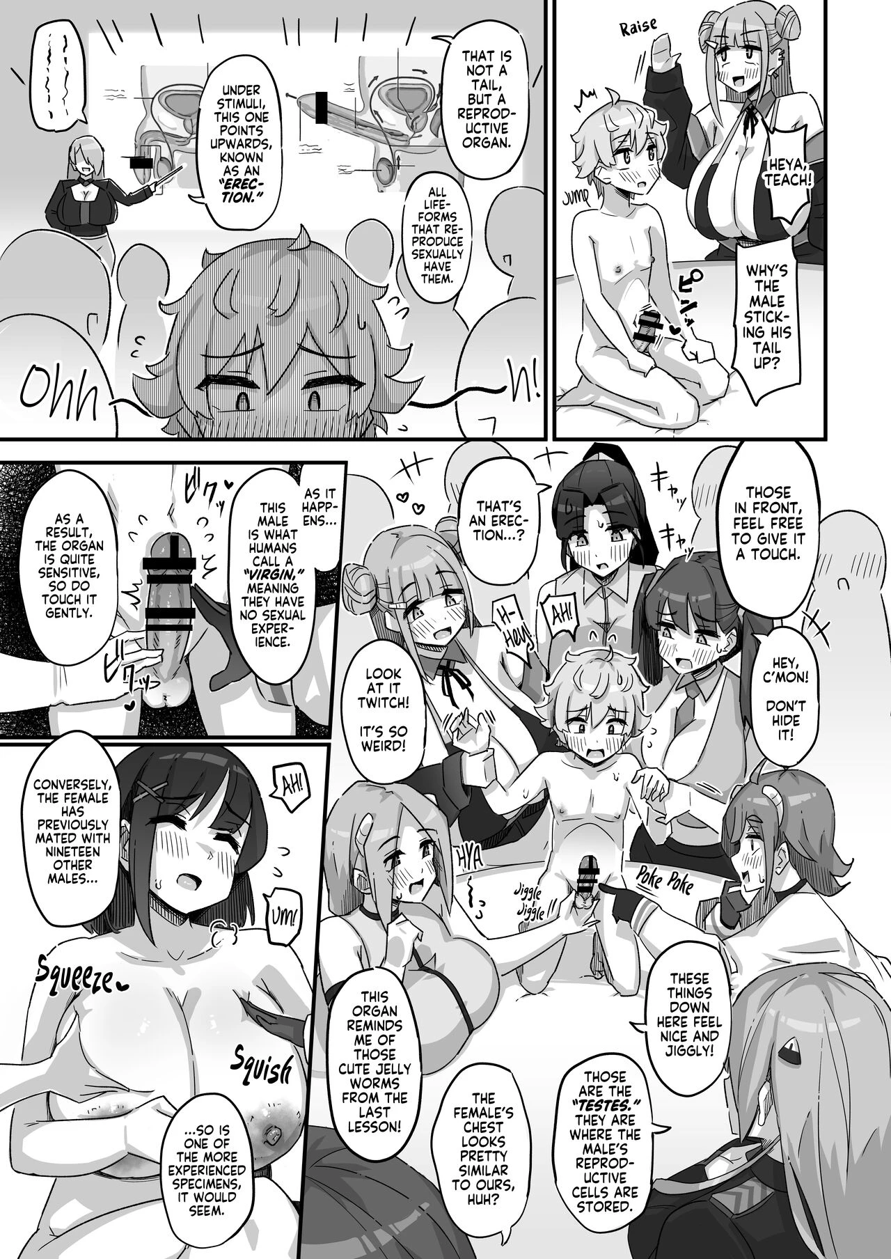 Today's Lesson is Observation of the Breeding Activities of Earthlings | Kyou no Jugyou wa, Chikyuujin no Hanshoku Katsudou no Kansatsu desu porn comic picture 10