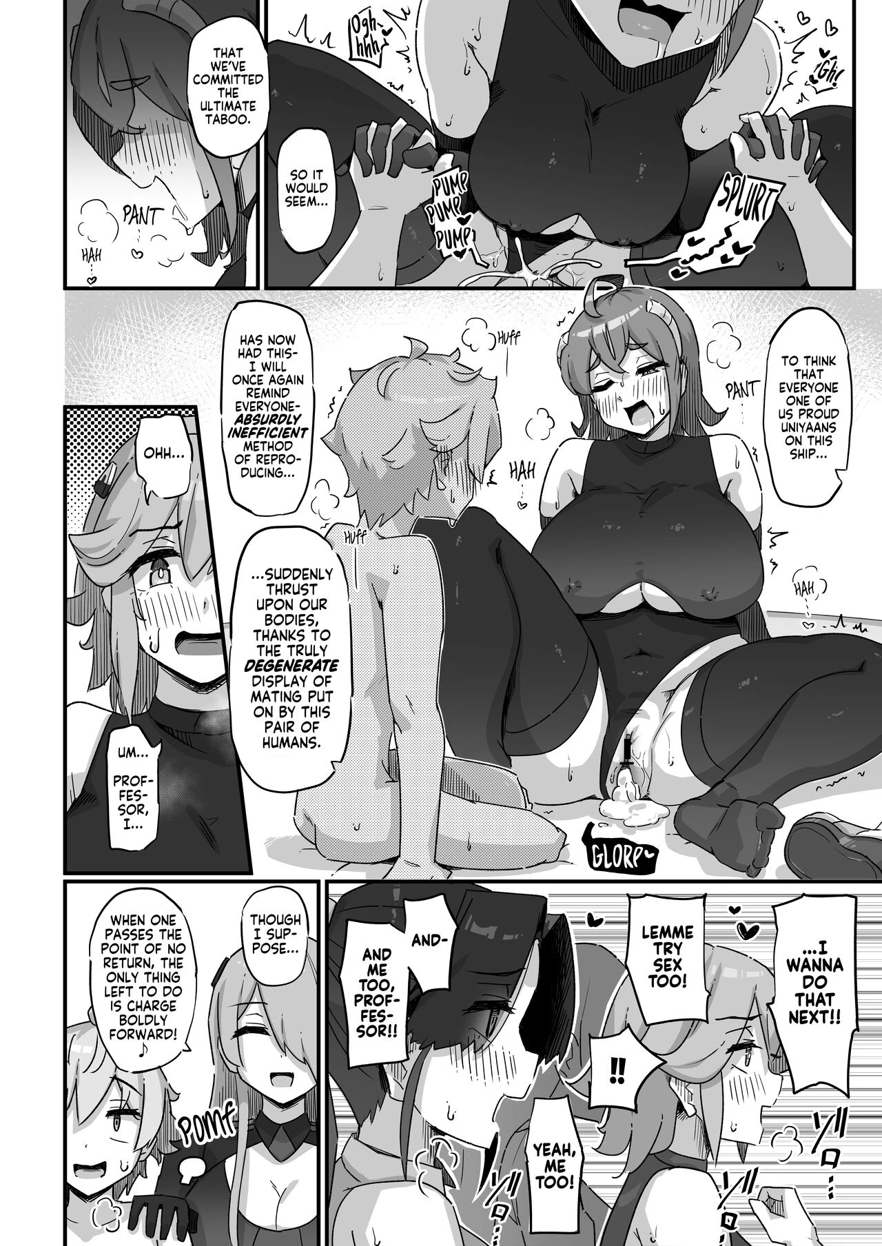 Today's Lesson is Observation of the Breeding Activities of Earthlings | Kyou no Jugyou wa, Chikyuujin no Hanshoku Katsudou no Kansatsu desu porn comic picture 47