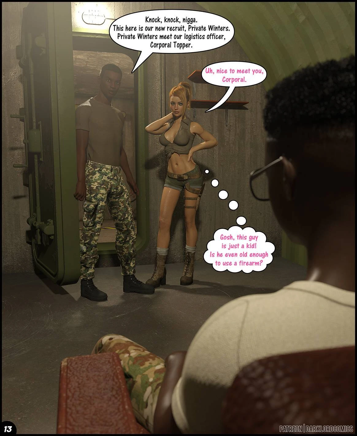 TOGETHER IN THE ARMY NOW 2 porn comic picture 14