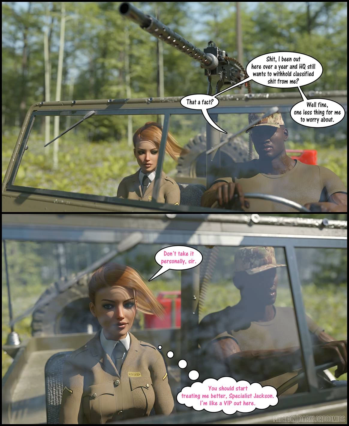 Together In The Army Now porn comic picture 11