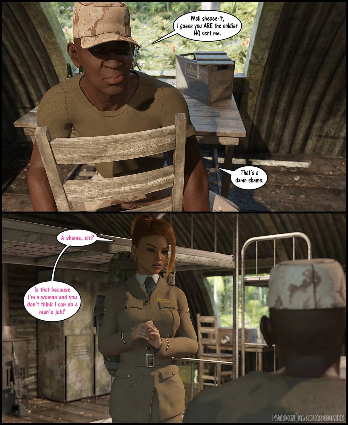 Together In The Army Now porn comic picture 18