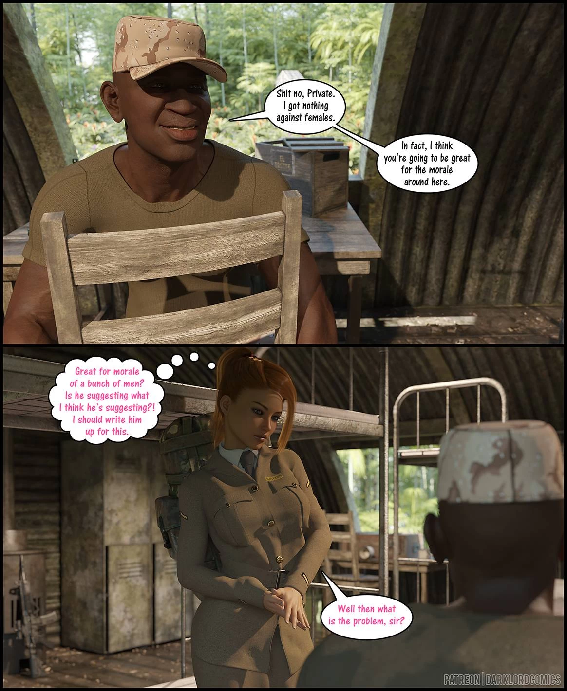 Together In The Army Now porn comic picture 19