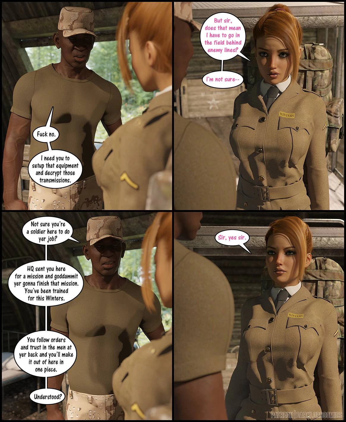 Together In The Army Now porn comic picture 21
