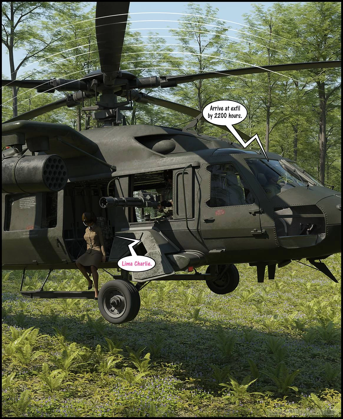 Together In The Army Now porn comic picture 7