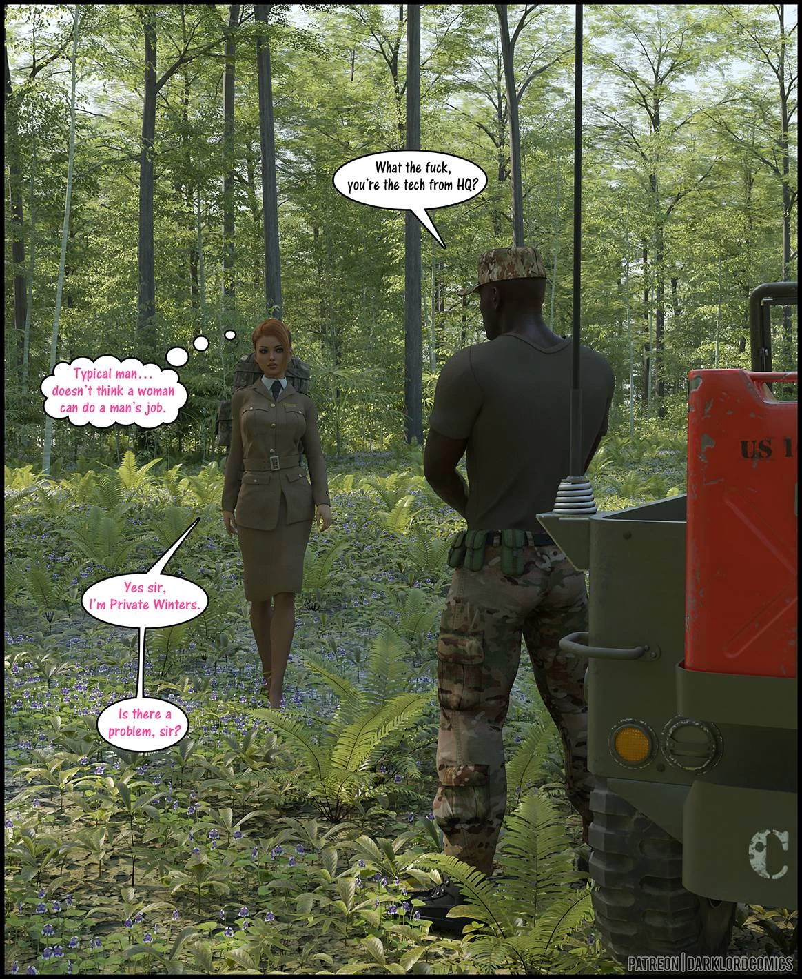 Together In The Army Now porn comic picture 8