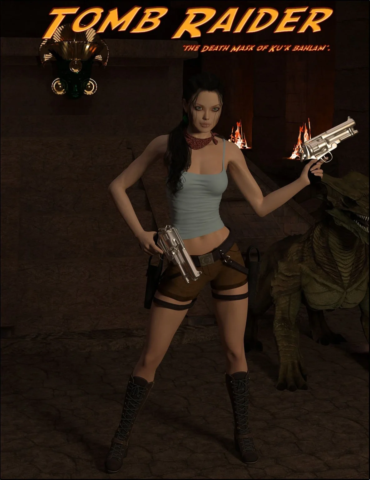 Tomb Raider - The Death Mask of 'Ku'k Bahlam' porn comic picture 1