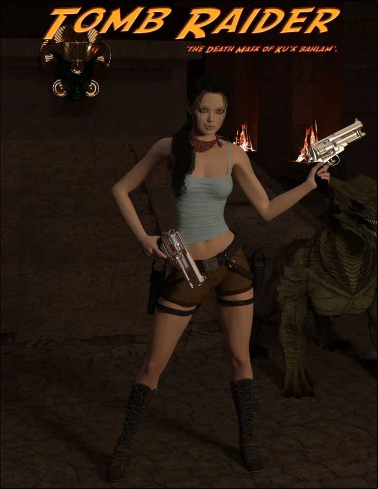 Tomb Raider - The Death Mask of 'Ku'k Bahlam' porn comic picture 1