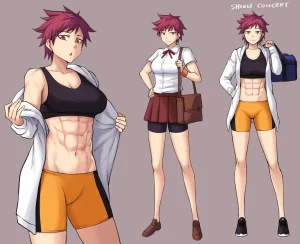 Tomboy GF porn comic picture 1