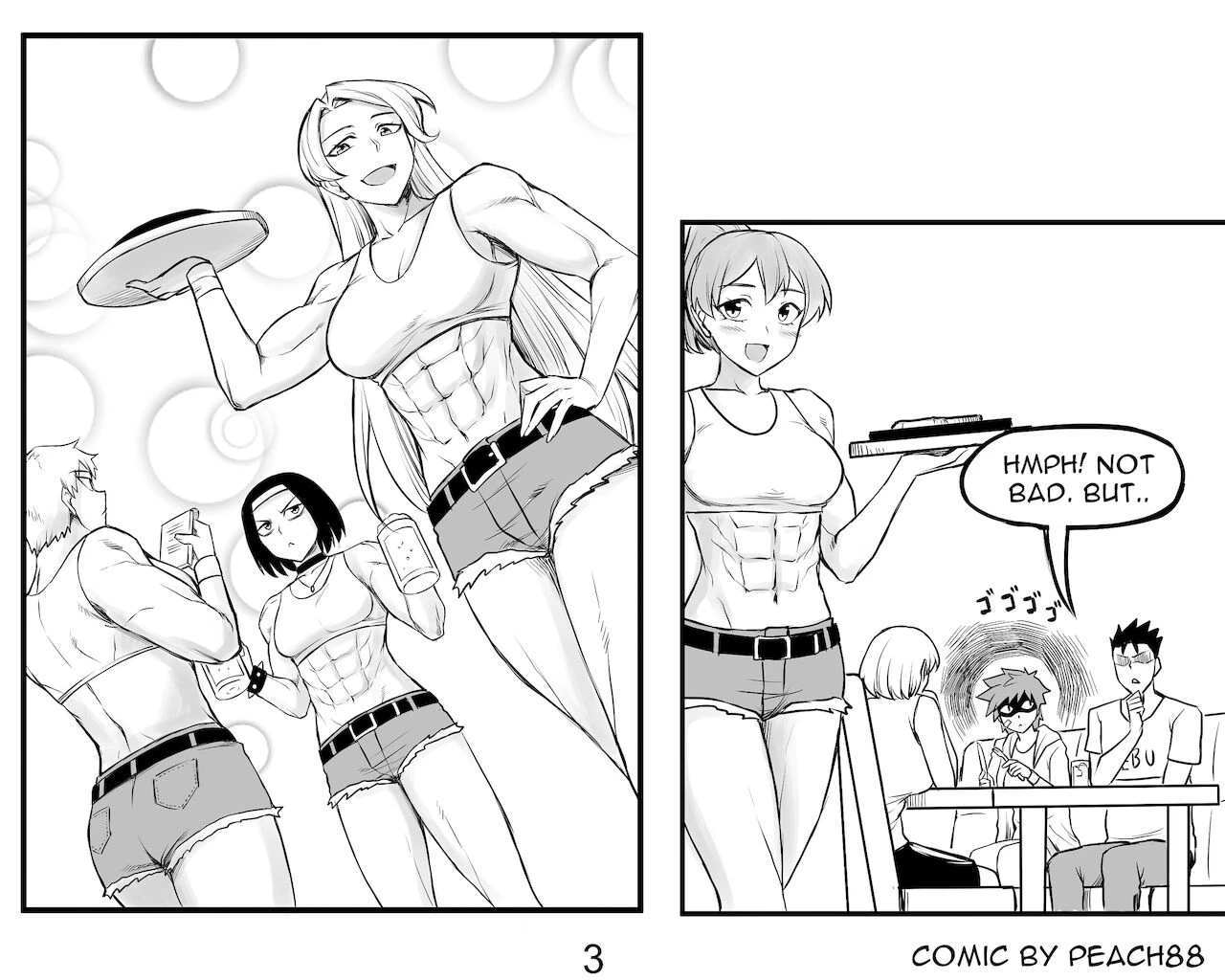 Tomboy GF porn comic picture 11