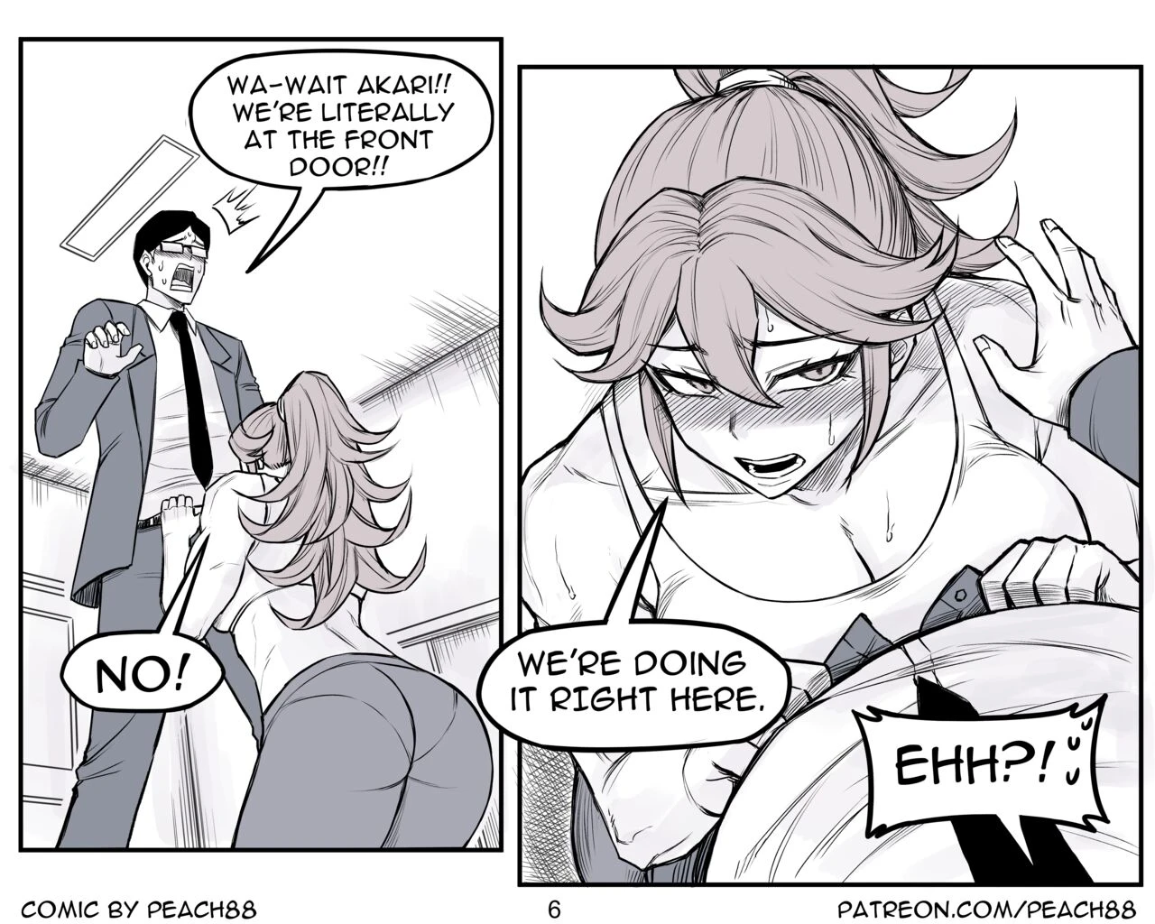 Tomboy GF porn comic picture 121