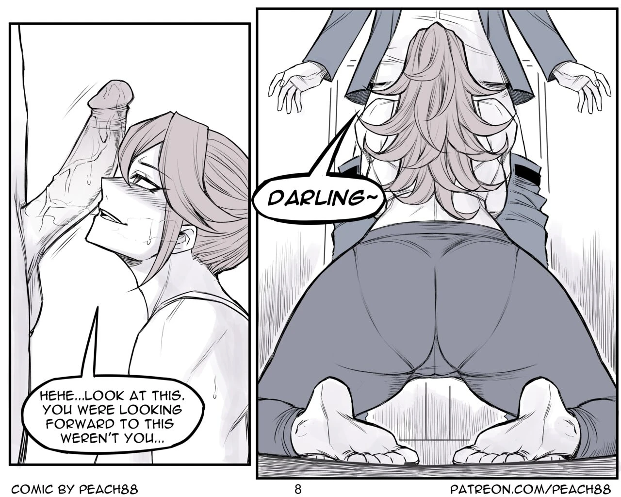 Tomboy GF porn comic picture 123