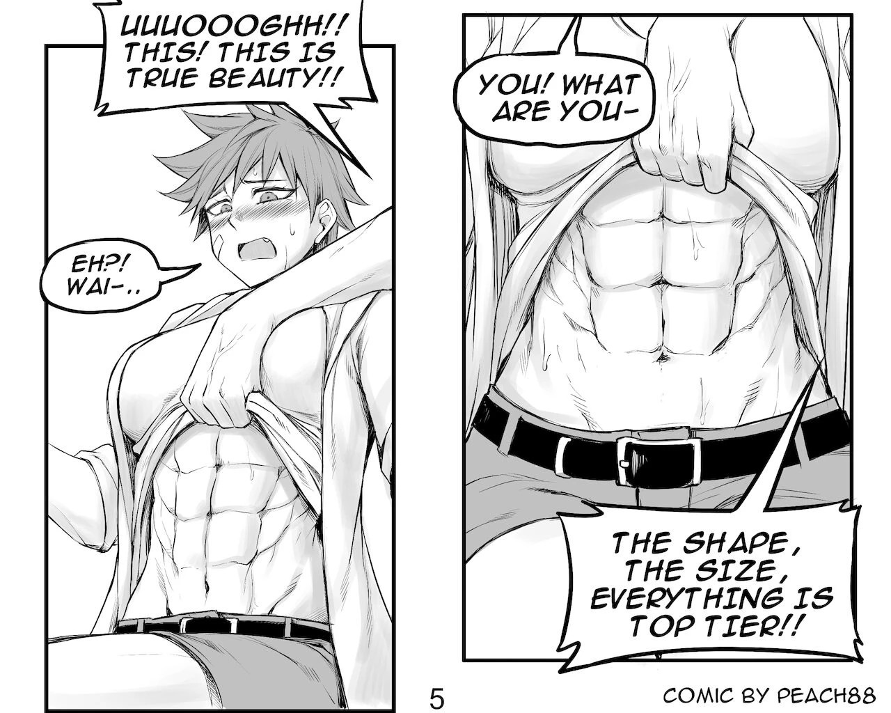 Tomboy GF porn comic picture 13