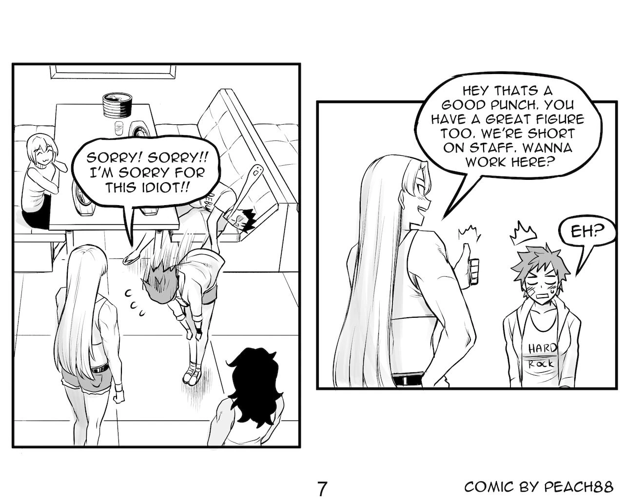 Tomboy GF porn comic picture 15