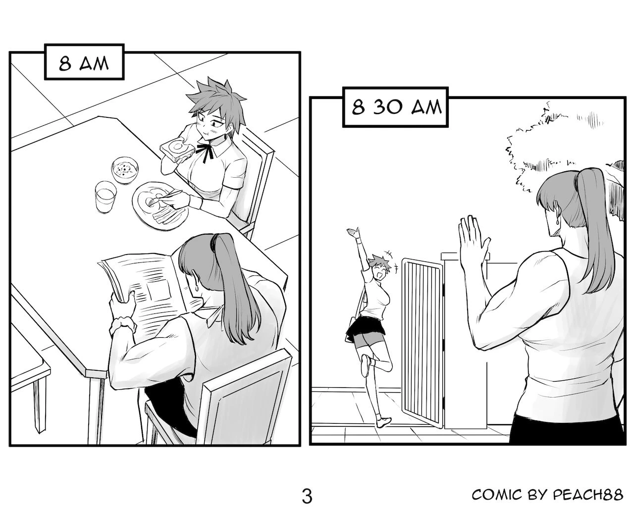 Tomboy GF porn comic picture 18