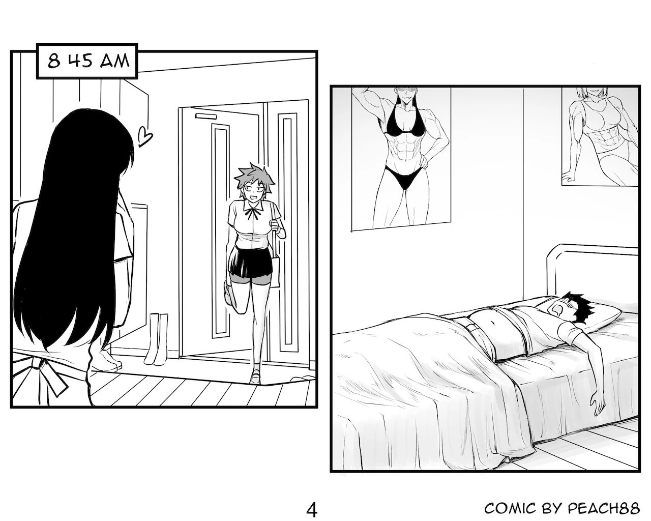 Tomboy GF porn comic picture 19