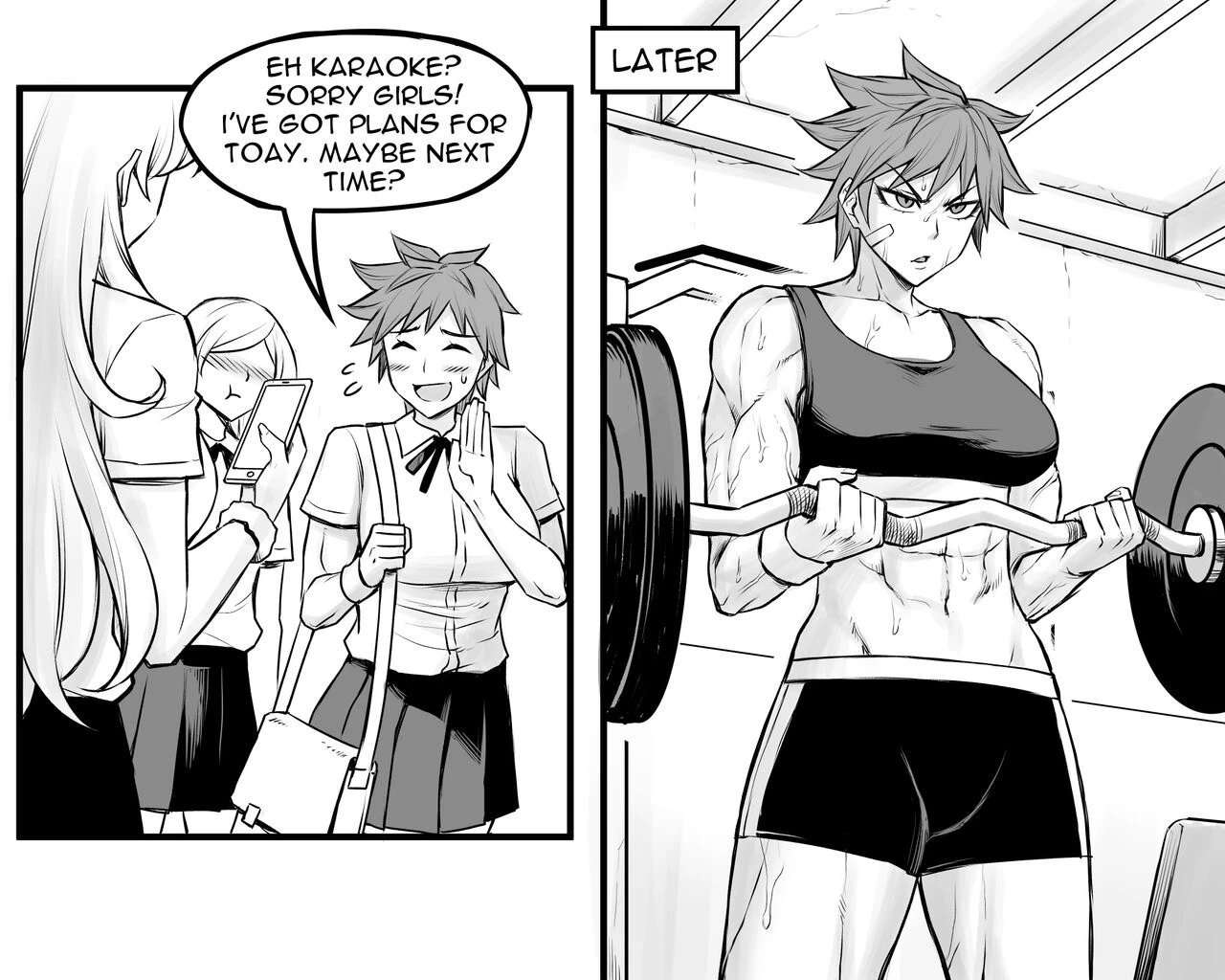 Tomboy GF porn comic picture 23