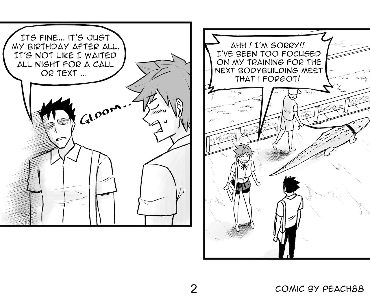 Tomboy GF porn comic picture 25