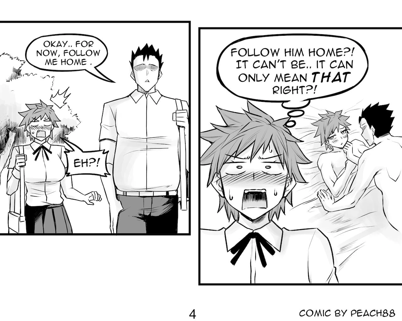 Tomboy GF porn comic picture 27