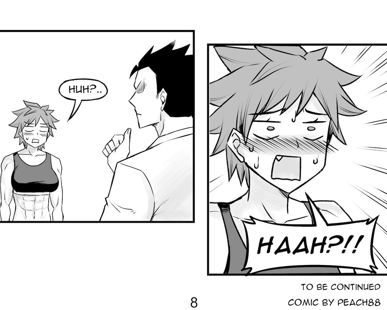 Tomboy GF porn comic picture 31