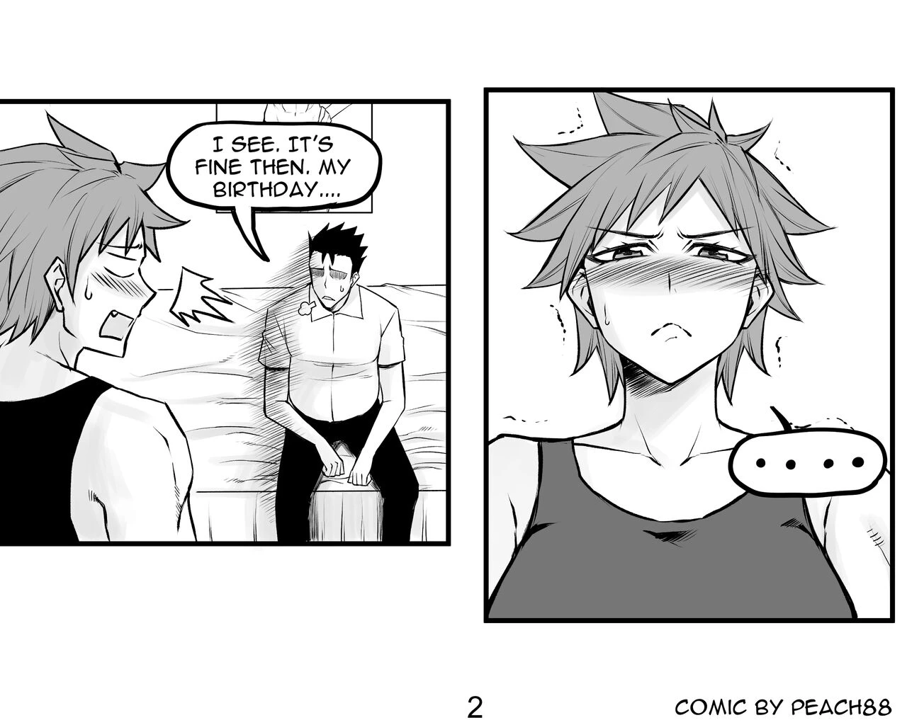 Tomboy GF porn comic picture 33