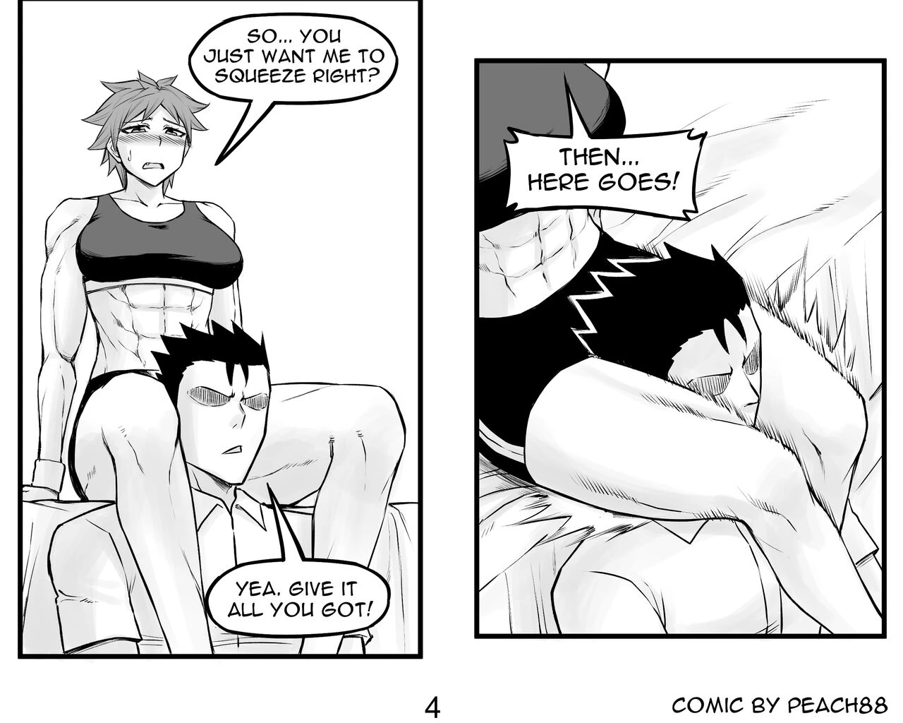 Tomboy GF porn comic picture 35