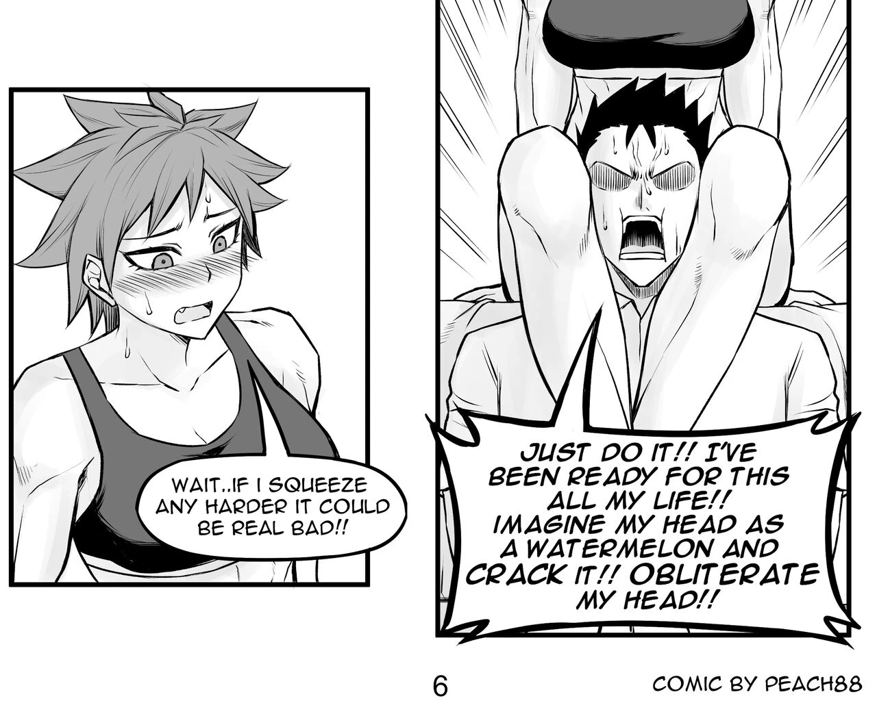 Tomboy GF porn comic picture 37