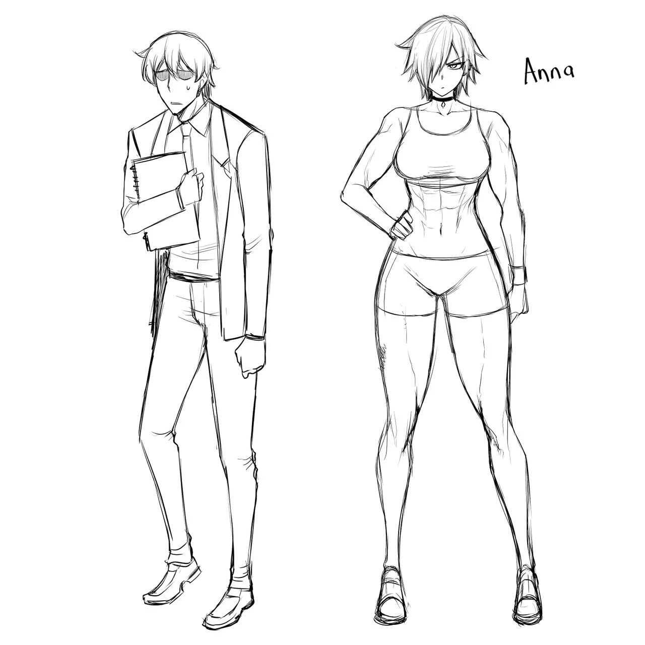 Tomboy GF porn comic picture 40