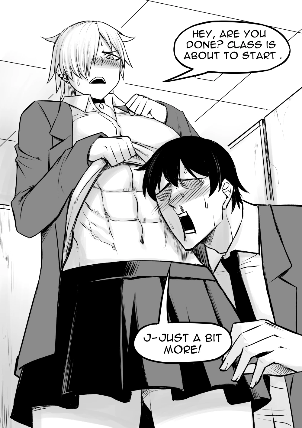 Tomboy GF porn comic picture 42