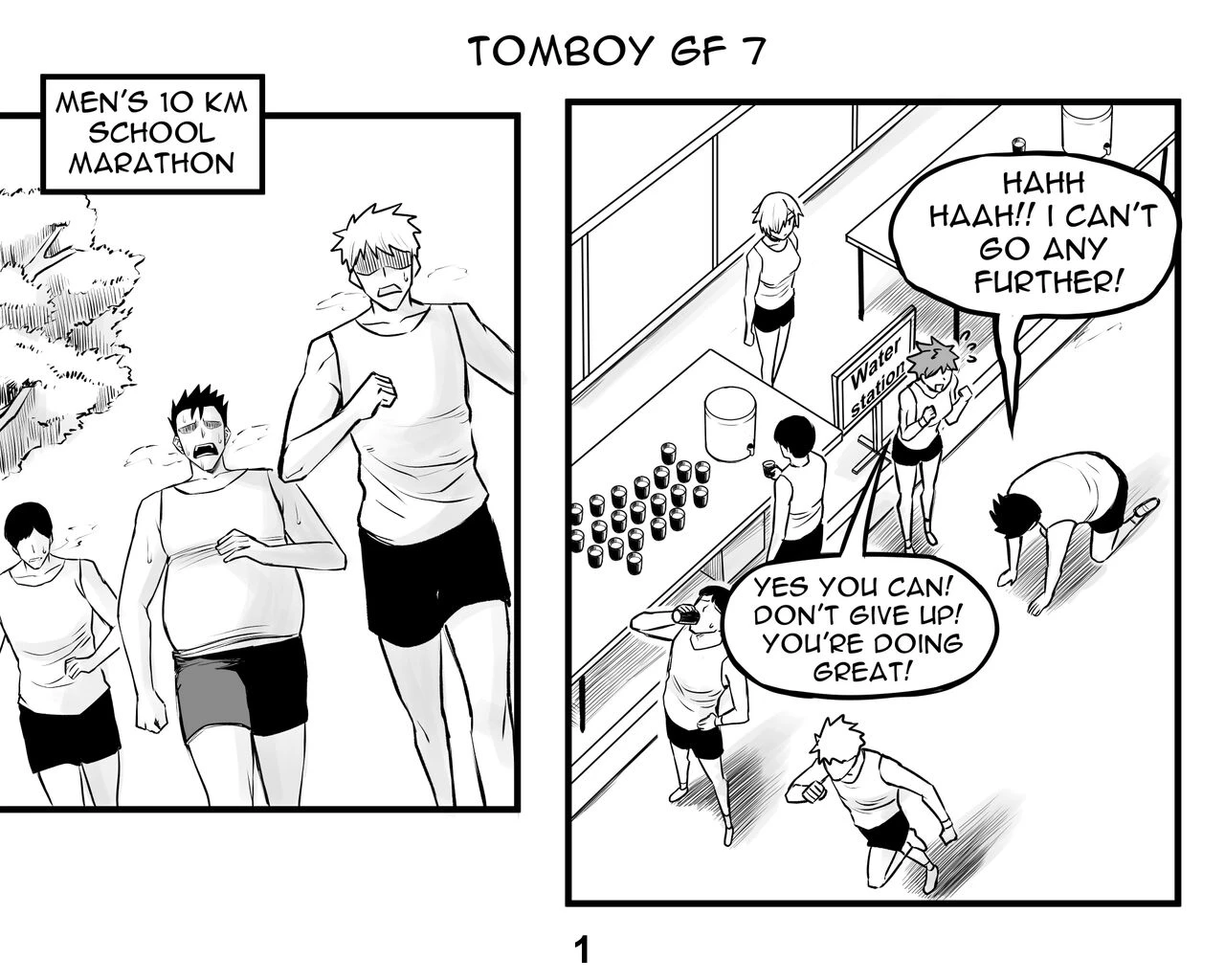 Tomboy GF porn comic picture 43