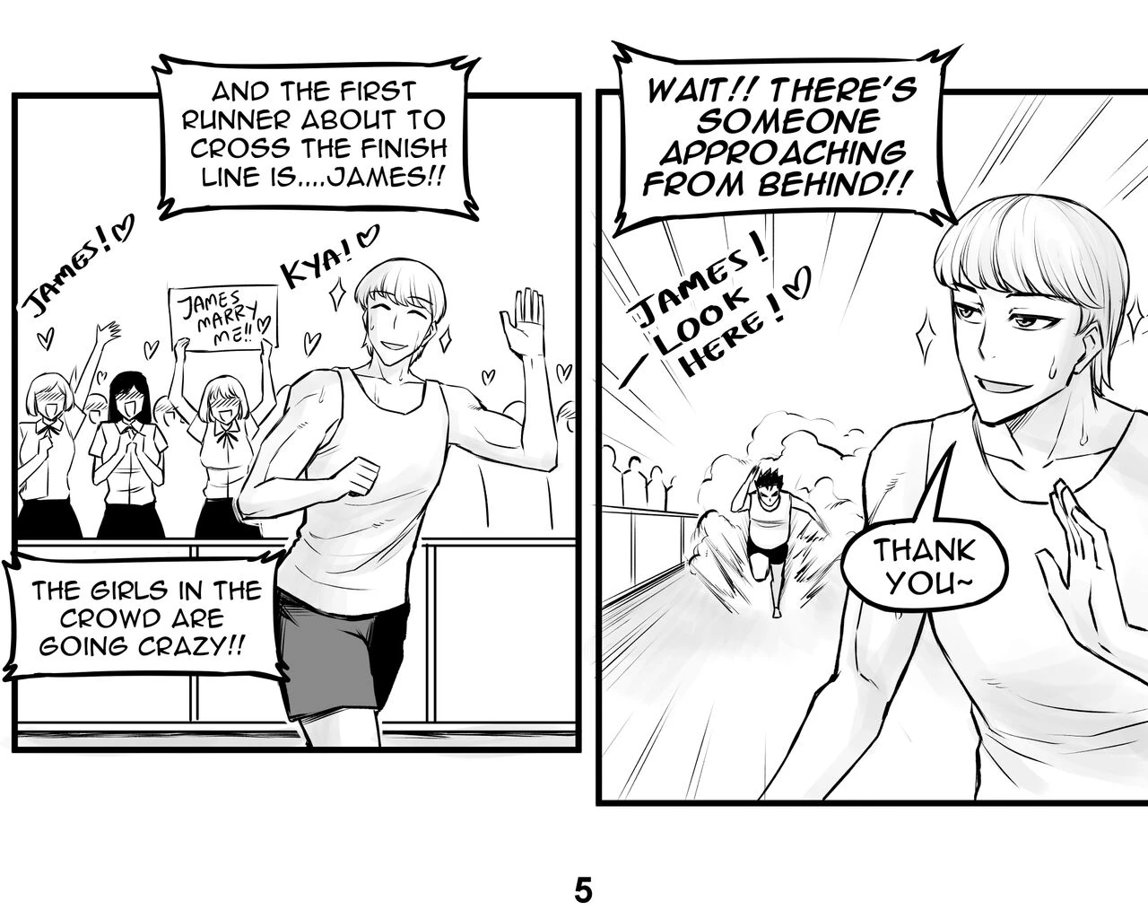 Tomboy GF porn comic picture 47