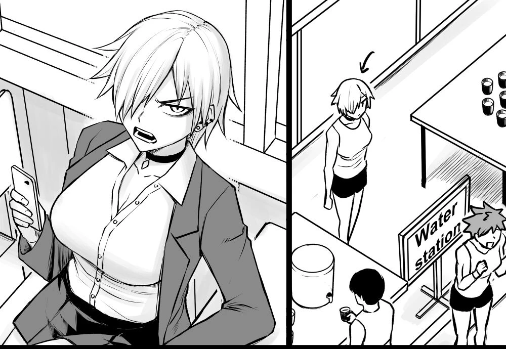 Tomboy GF porn comic picture 49