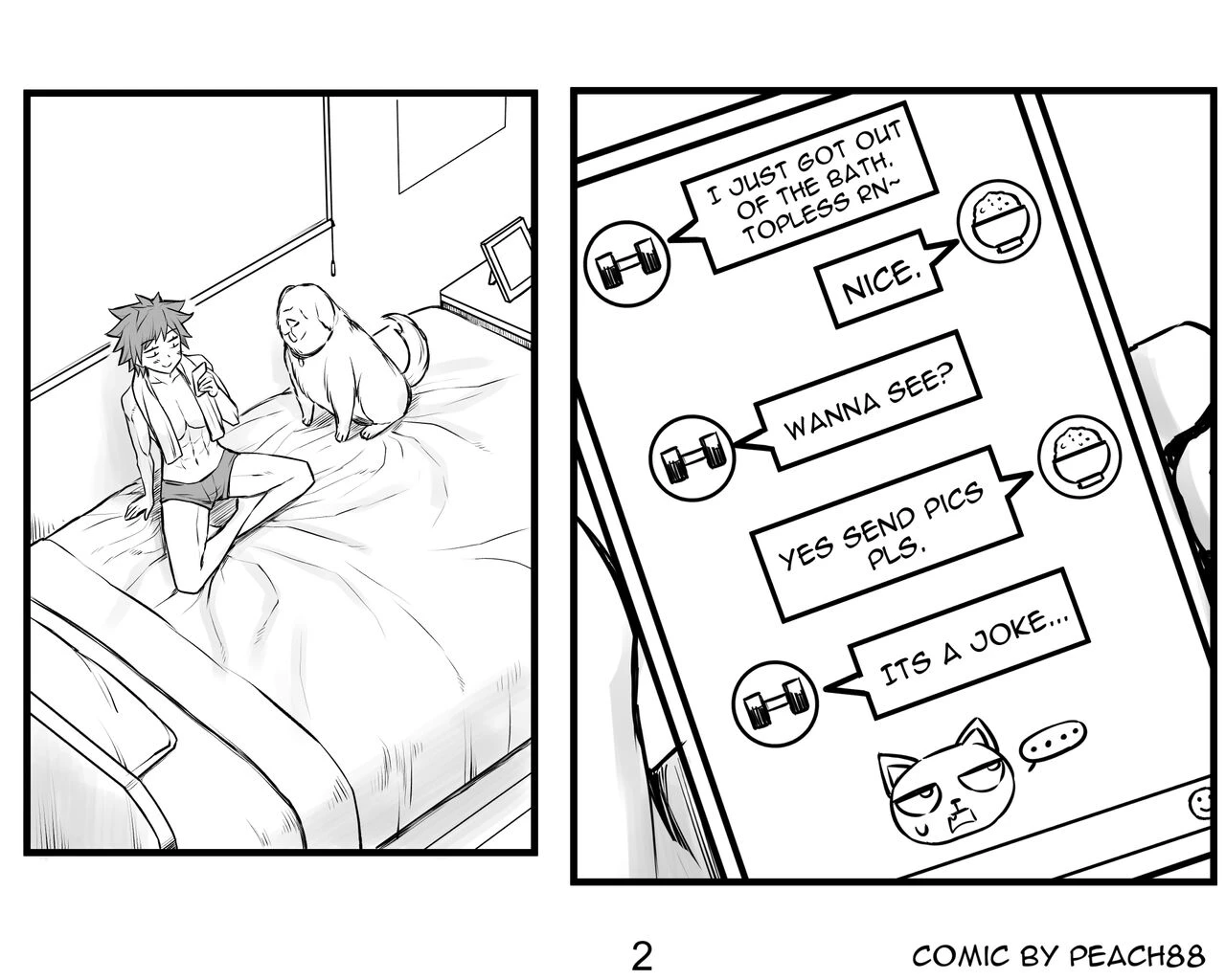 Tomboy GF porn comic picture 51